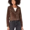 Blank NYC Real Suede Moto Jacket In Chocolate Souffle -Madewell Store 81onzZlZHhL. AC SR736920