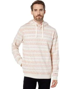 Scotch & Soda Twisted Hood Brushed Felpa Sweatshirt With Inside Stripes
