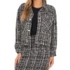 CeCe Short Length Tweed Shacket