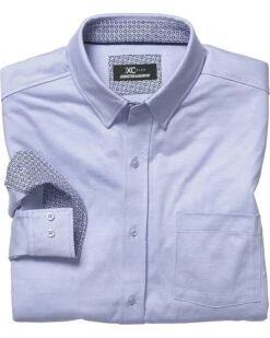 Johnston & Murphy XC Flex Birdseye Button-Down